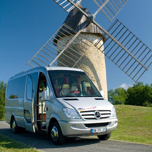 VIP minibus hire Bordeaux - France